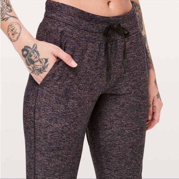 Lululemon Ready to Rulu Pant Heathered Spanish Rose Black - Picture 1 of 7